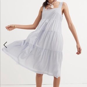 Madewell striped midi dress size 2